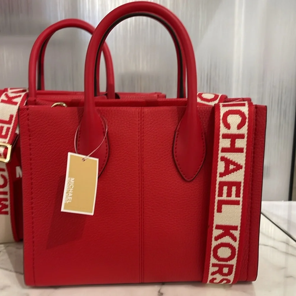 MICHAEL KORS
Mirella Small Pebble Leather Crossbody Bag
Bright Red
NWT - Picture 6 of 16